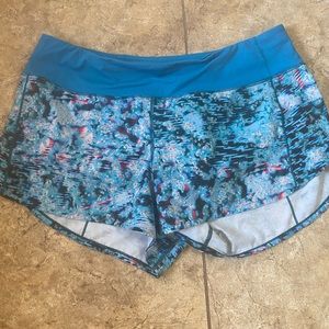 Lululemon speed up shorts 12 tall (4” inseam)